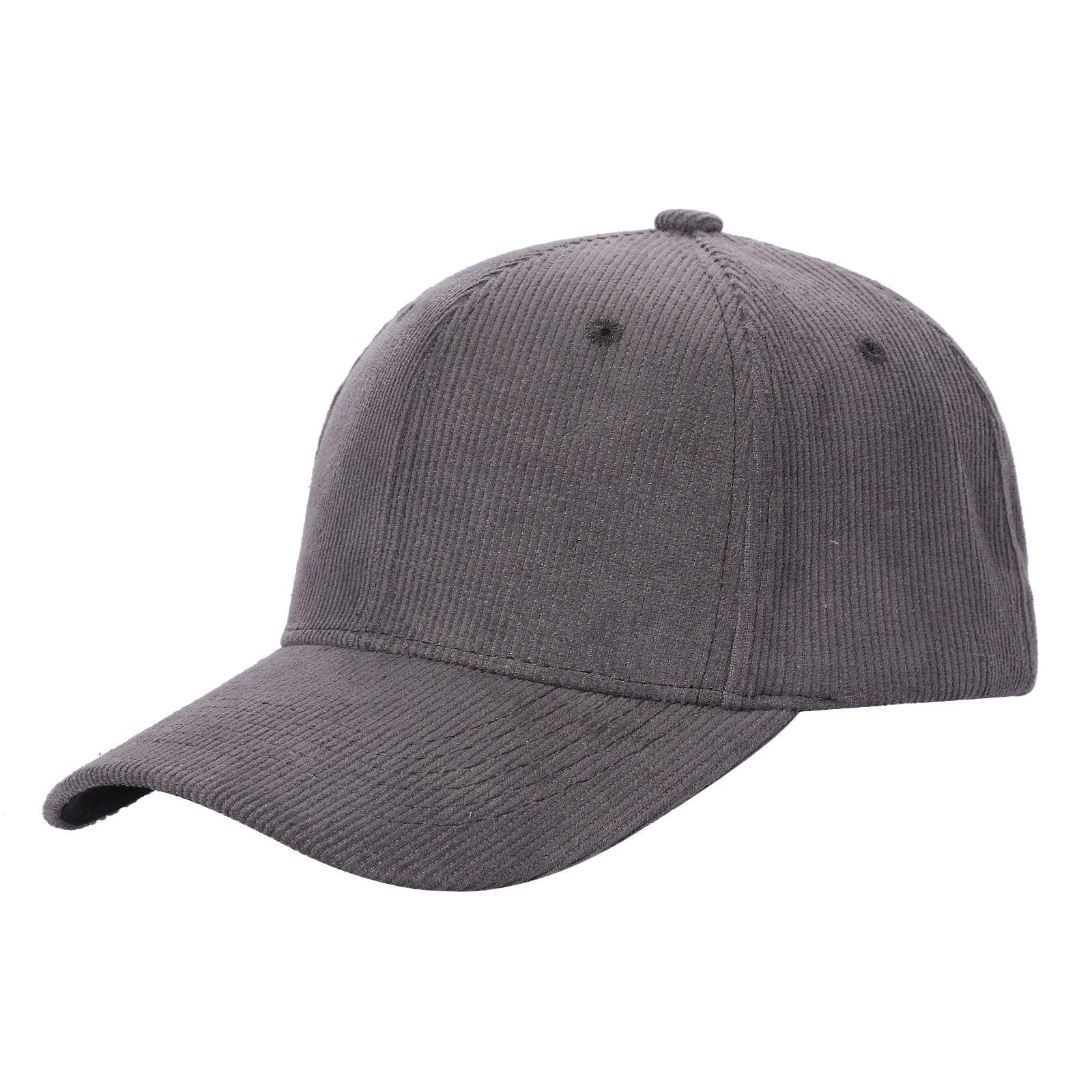 6 Panel Corduroy Solid Buckle Hat - Image 10