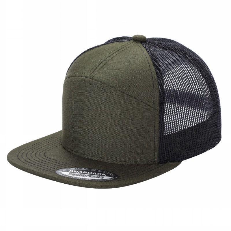 7FTM - 7 Panel Flat Bill Trucker Cap - Image 14