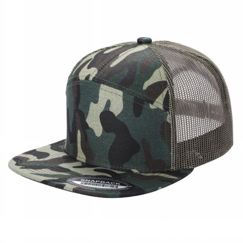 7FTM - 7 Panel Flat Bill Trucker Cap - Image 16