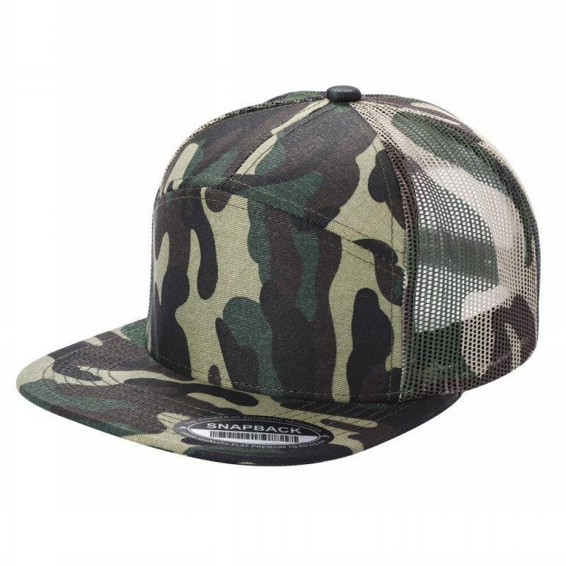 7FTM - 7 Panel Flat Bill Trucker Cap - Image 57
