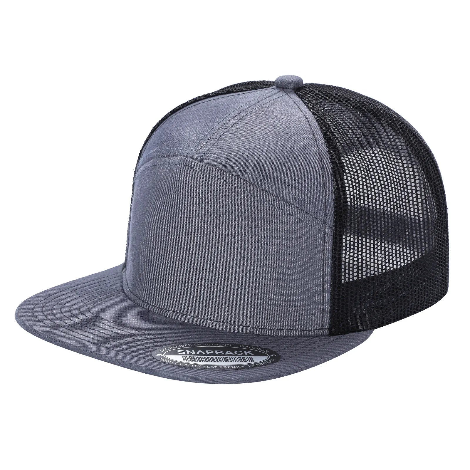 7FTM - 7 Panel Flat Bill Trucker Cap - Image 59